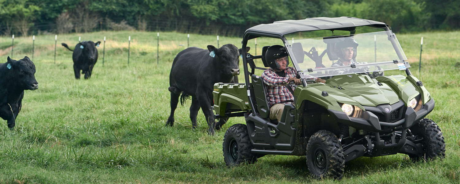 Yamaha utility ATV in SxS